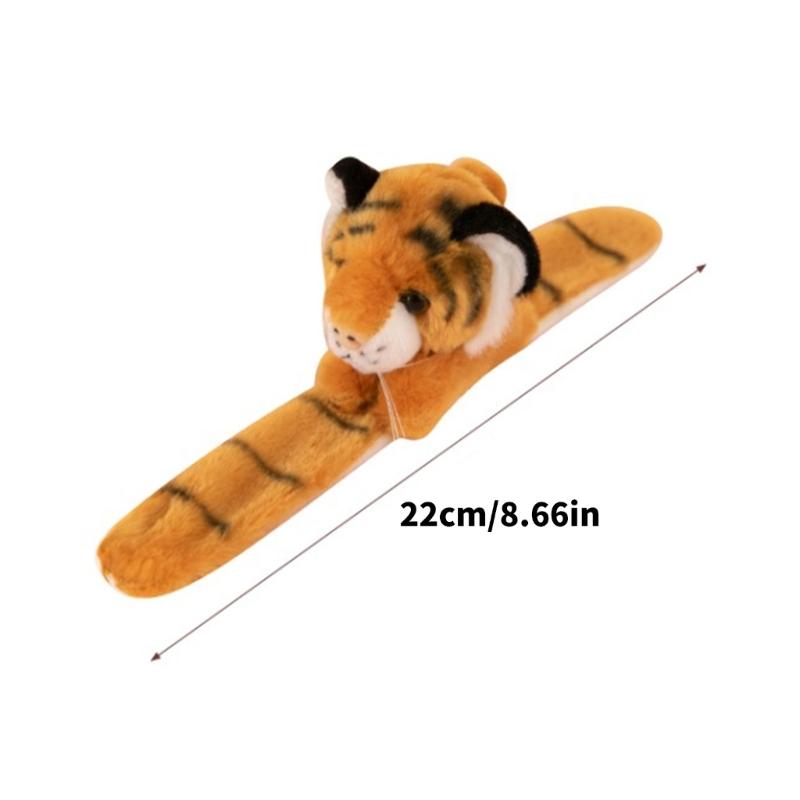 Stuffed Animal Slap Bracelet Plush Wristband Snap Wrist Band Creative Fashionable Bracelet Jewelry for Kids Party Gift