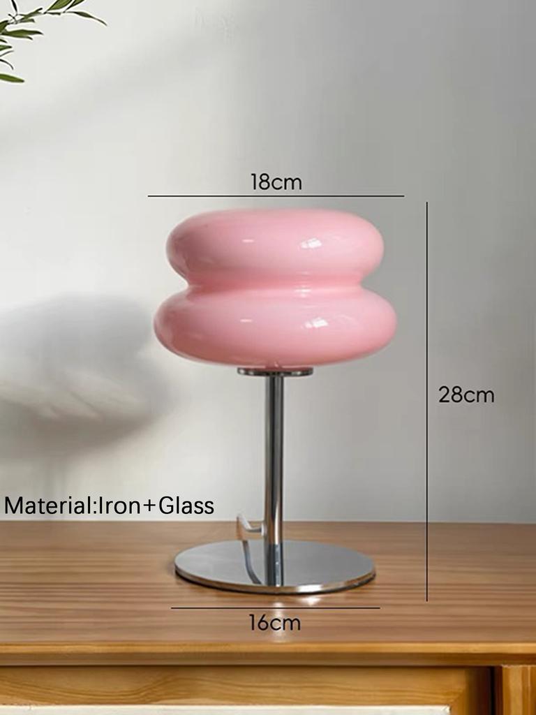 Modern LED with USB Plug Candy Colors Pink/Blue/Red/Orange/Yellow/White Decorative Table Lamps, Bedside Lamps, Table Lamp.