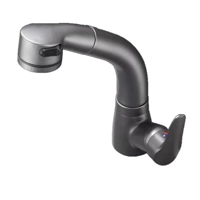 TLXT Bathroom Pull-Out Sink Faucet