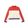 Nike American Retro Color Block Logo Zip Long Sleeve Sports Hoodie Women hoodies Red Yellow CJ4928-271