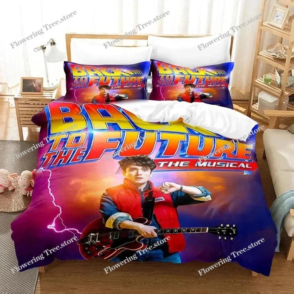 Movie Back To The Future Canary Bedding Set Duvet Cover Bed Set Quilt Cover Pillowcase Comforter King Queen Size Boys Adult029