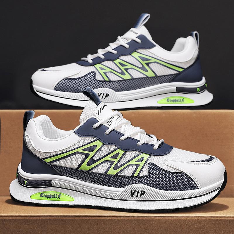 

Men s shoes spring sports shoes new mesh breathable casual versatile shoes men s running handsome dad shoes 44