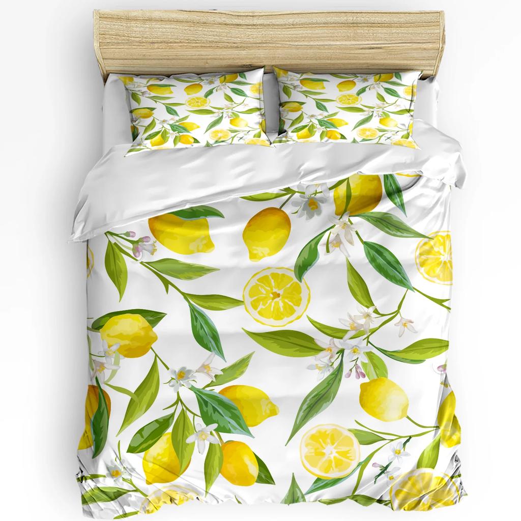 Grey and Yellow Bedding Set For Bedroom Bed Home Street Art Modern Grunge Abstract Design Duvet Cover Quilt Cover And Pillowcase