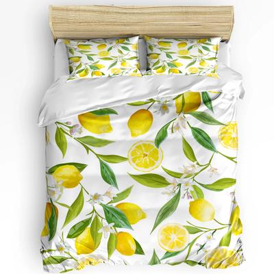 Grey And Yellow Bedding Set For Bedroom Bed Home Street Art Modern Grunge Abstract Design Duvet Cover Quilt Cover And Pillowcase