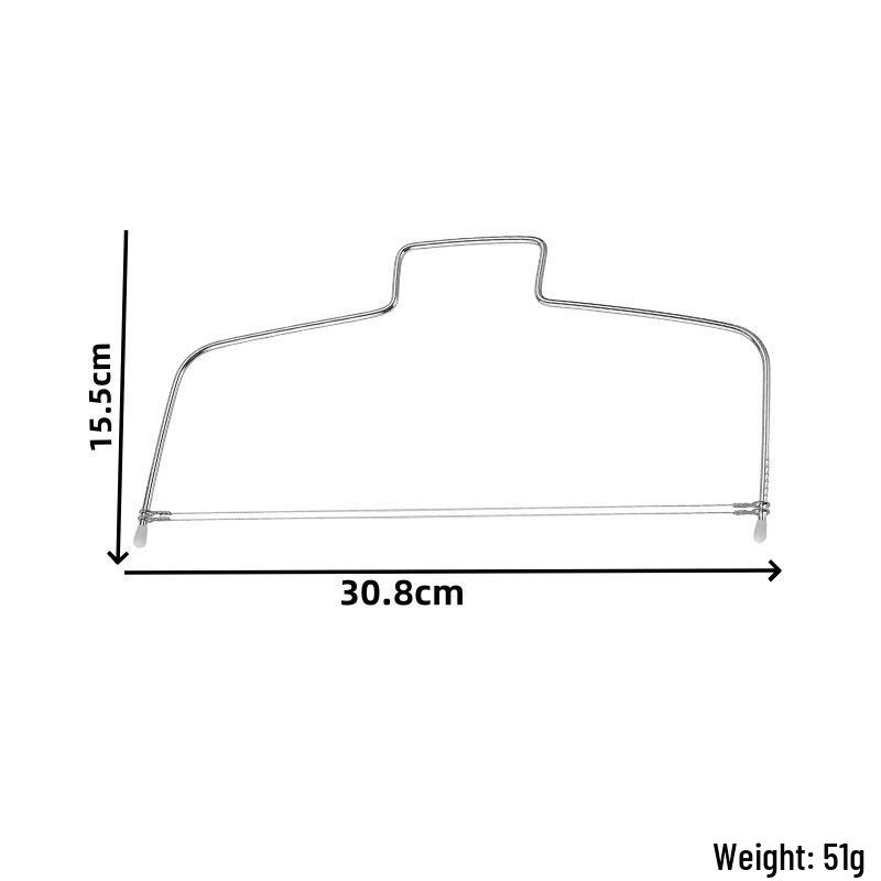Single Wire Cake Layerer and Bread Slicer Tool