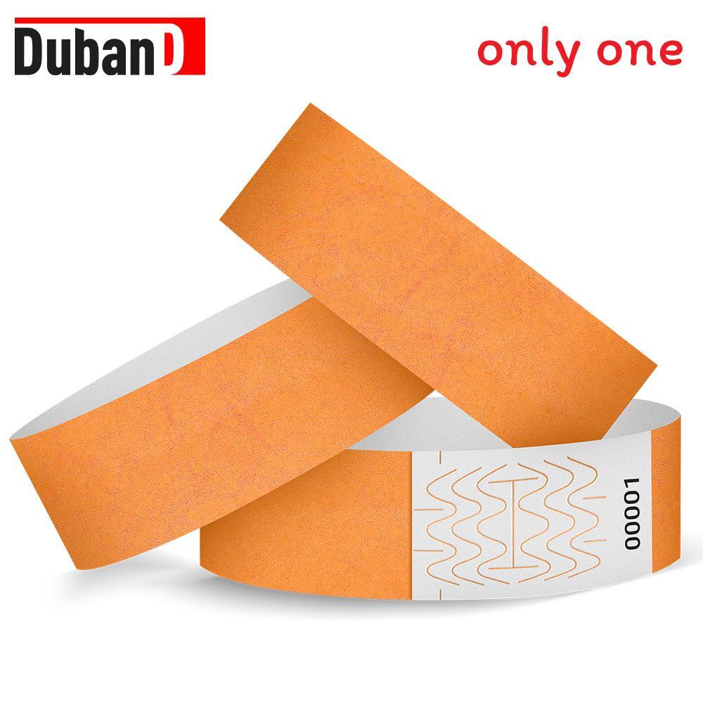 Waterproof Dupont Paper Wristbands With Uv Printing For Childrens Playground And Pool Access