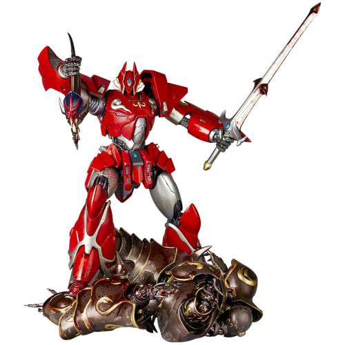 Kaiyodo Artpla ARTPLA SCULPTURE WORKS Iron Giant vs. Evil God Soldier, approximately 195mm tall, non-scale, unpainted plastic model kit