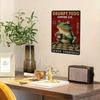Vintage Grumpy Frog Metal Tin Sign Wall Art Retro Kitchen Bar Cafe Home Decor