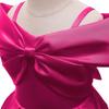 Vestito estivo da principessa con bretelle per bambina, stile western, abito da festa per esibizioni