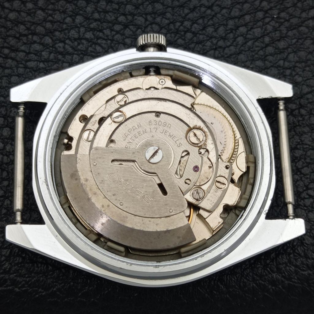 JAPAN SEIKO 5 AUTOMATIC MENS 6309A REFURBISHED GREEN COLOR DIAL WATCH a440307-4 Sk-a440307