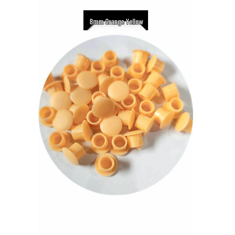 Plastik Vida Dişli Delik Tıpa - Mobilya Menteşeleri ve Donanımlar İçin Dekoratif Kapak