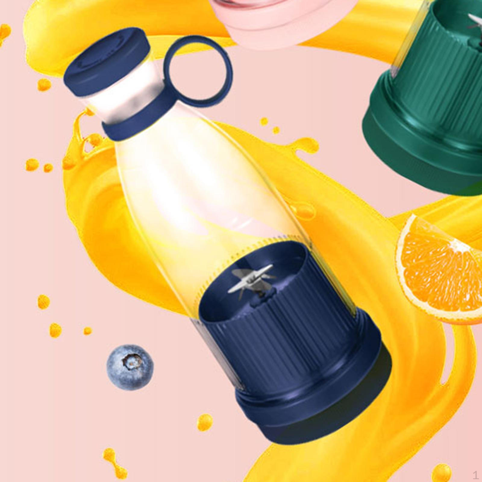 

Портативный электрический блендер для сока, 350 мл, USB, съемный для домашней кухни, путешествий Blue 1