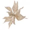 Christmas Flower 25cm Decor Glitter Hanging Plastic