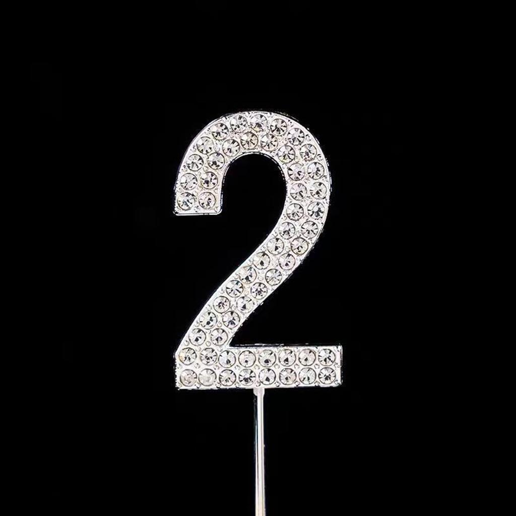 Schöne und elegante digitale Kristall-Digital-Steckfigur, Königin-Göttin Geburtstagstortendekoration, Prinzessin Fee