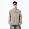 Men's Trendy Leather Harrington Stand Collar Motorcycle Jacket