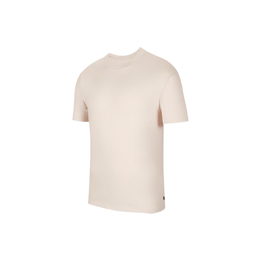 Nike T Shirts Men's Soft Orange Crew Neck Moderate Straight Fit DB9976-805