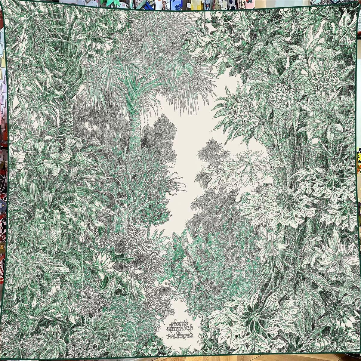 

130Cm Autumn Winter Warm Scarf Women Immitation Silk Cashmere Square Scarf Shawl Luxury Large Scarf Wraps Pashmina Stole 130x130cm