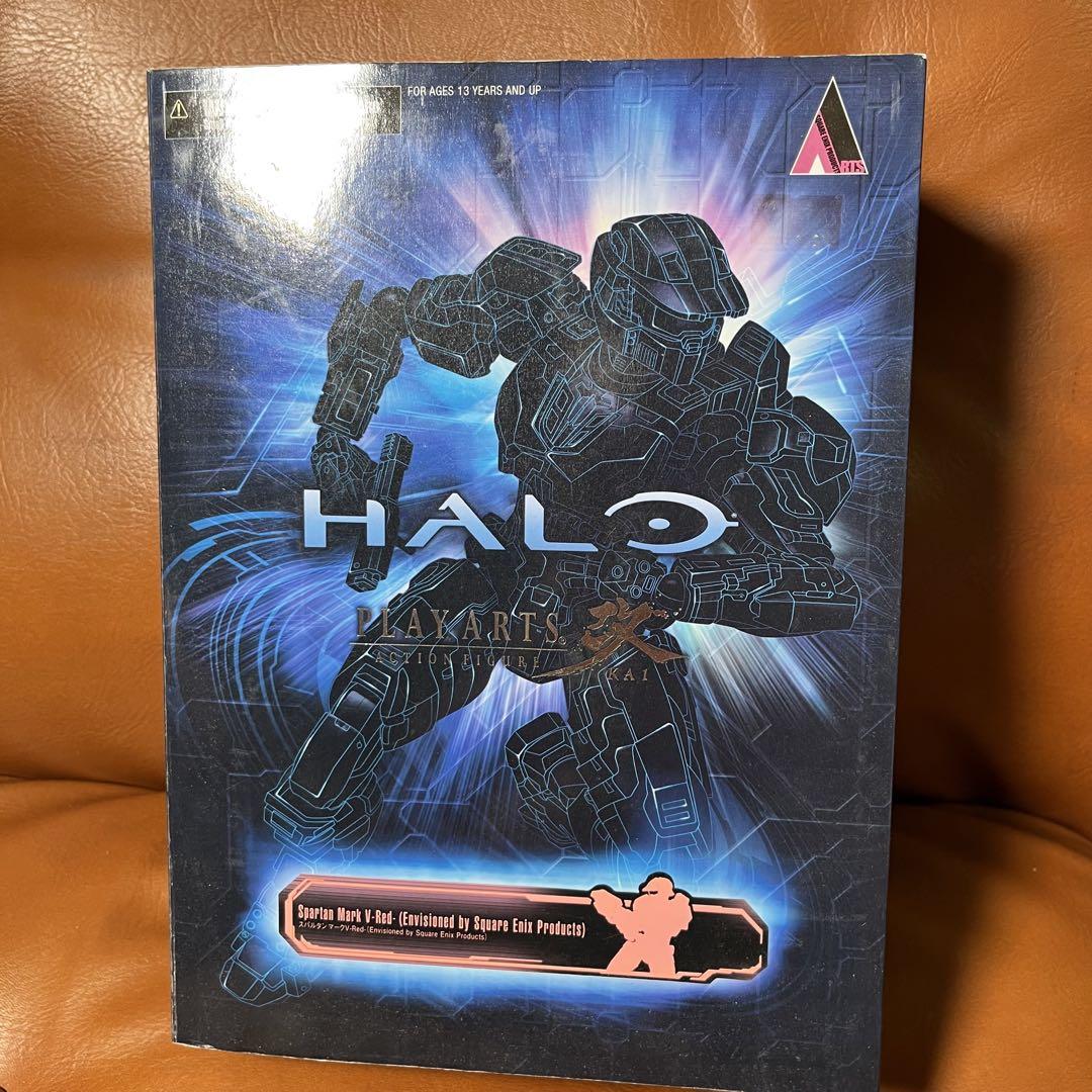 

[USED] PLAY ARTS Kai Spartan Mark V-Red figure with box