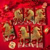 6 PCS Year Of Horse Red Envelope, Chinese New Year Red Envelope