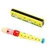 Cartoon Mini Instruments Set Suitable for Beginners 6-hole Wooden Flute Harmonica Colorful Party Favors Festival Gift TMZ