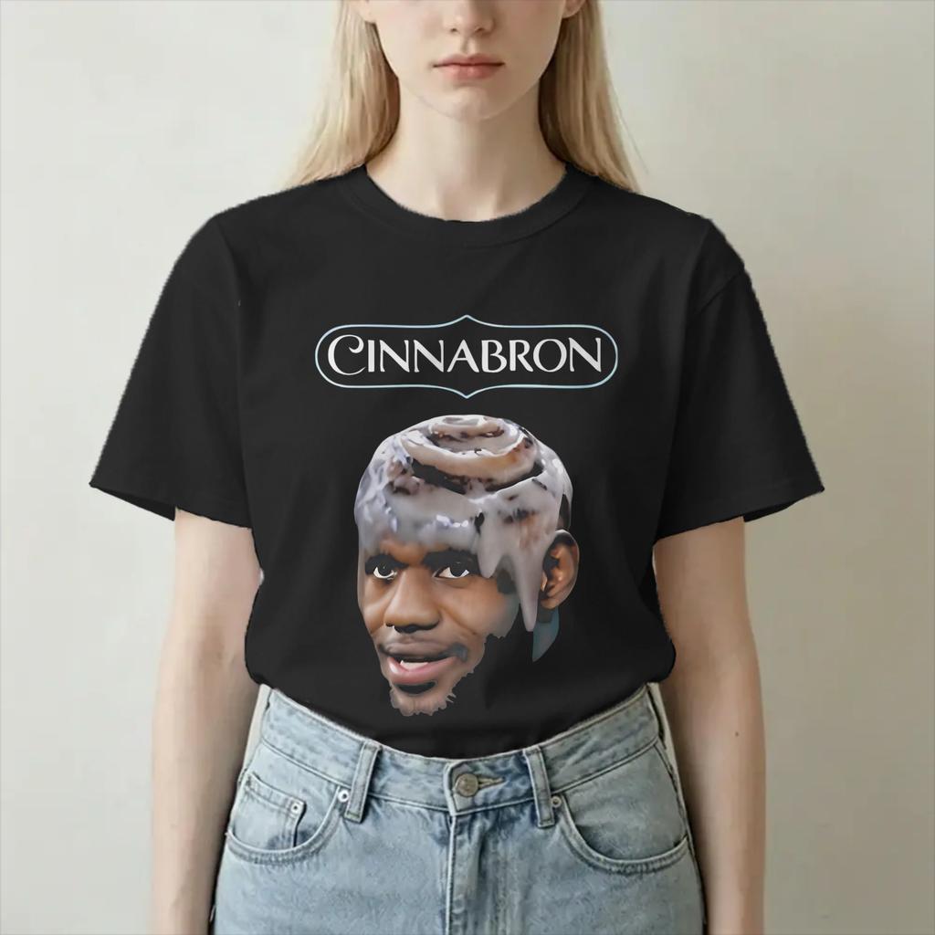 Unisex Unisexs Tshirt Cinnabron Funny Meme Vintage 100 Cotton Tees Short Sleeve T Shirt Round Collar Tops Printed