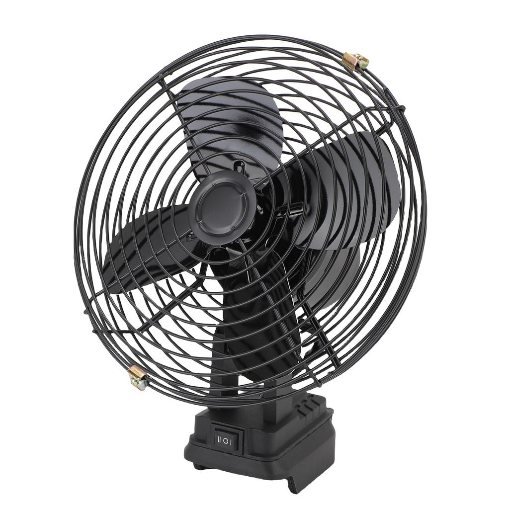 Cordless Jobsite Fan Fit for BL1840 Battery Portable 35W 4000RPM 8in Iron Blades 2 USB Ports Construction Site Outdoor