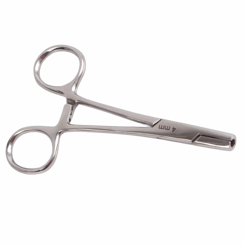 Stainless Steel Body Piercing Pliers Piercing Forceps for Belly Button Nose Ear4mm