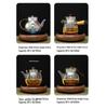 Solid Wood Electric Ceramic Tea Stove – Drum Shape Tea Brewer with Heat Preservation 