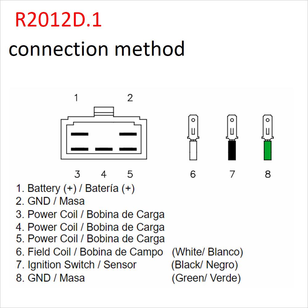 2012D.1 Exciter Rectifier for Honda CB Models: 350F, 400F, 500, 550, 750F