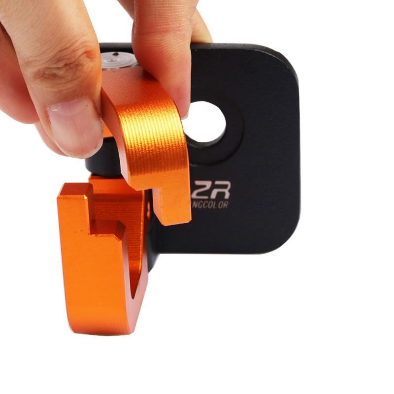 Aluminum CNC Helmet Hook Yamaha QBIX125 Motorcycle Detachable Split Mount Bracket In Red Blue Black Orange