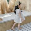 Summer Baby Girl Princess Dress Casual Fashion Baby Girl Flying Sleeve Bowknot Princess Dress Kids Clothing For 1-6 Years Old