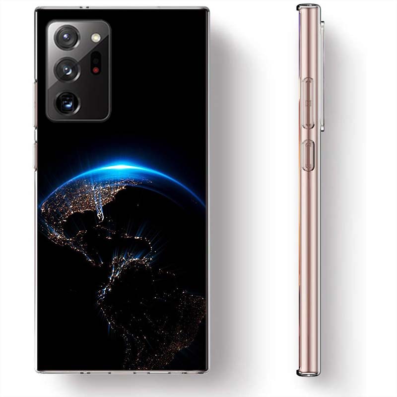 Earth, Stars, Space Phone Case for Samsung A17 A37 A57 A55 A35 A25 A15 A54 A14 A24 A34 A13 A23 A33 A53 A07 A05S A04S A03 A73 Gal