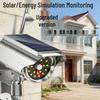 Solar-Powered Outdoor Security Camera with Voice-Activated Alarm and Motion Detection