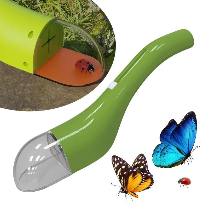 Portabil insecte Catcher Push tip transparent insecte observator tub prinderea instrument copil observare jucării pentru explorare în aer liber
