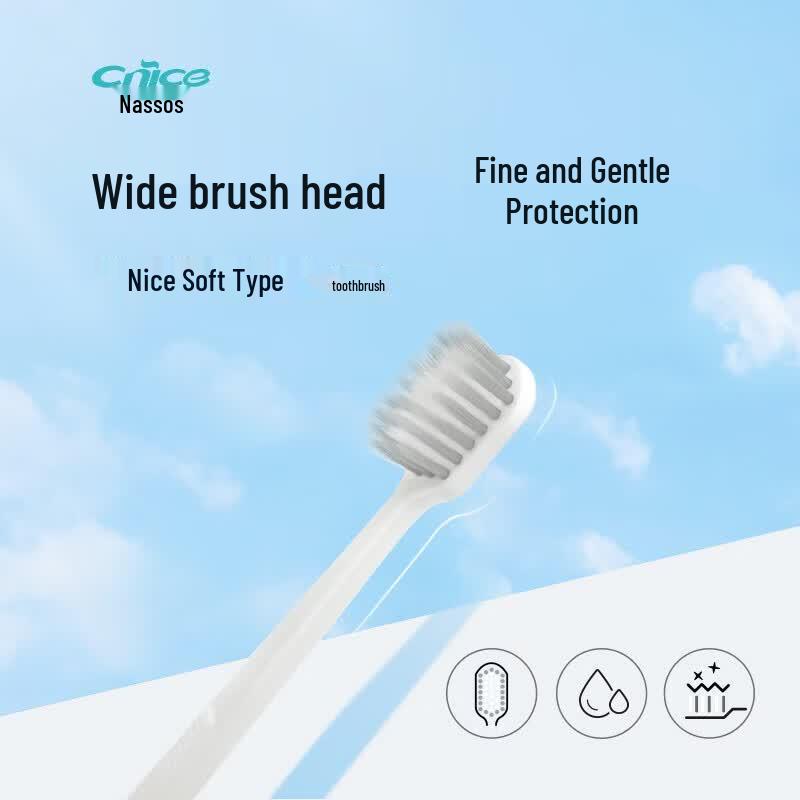 NaiSi Adult Soft Bristle Toothbrushes 5-Pack
