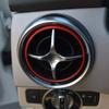 Bil AC Luftkonditionering Utloppsventil Trimring Klistermärken För Mercedes Benz SLK SLC R172 SLC180 SLC200 SCL300 SLC43 AMG