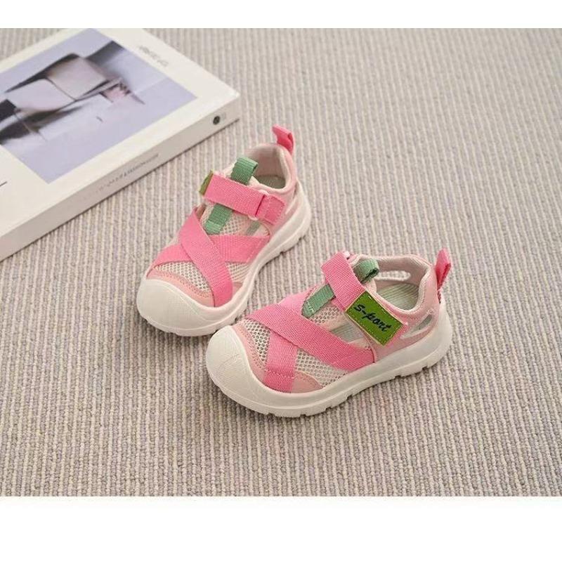 

Girls Soft-soled Breathable Children s Shoes - New Large-size Children s Sports Sandals 31 рожевий