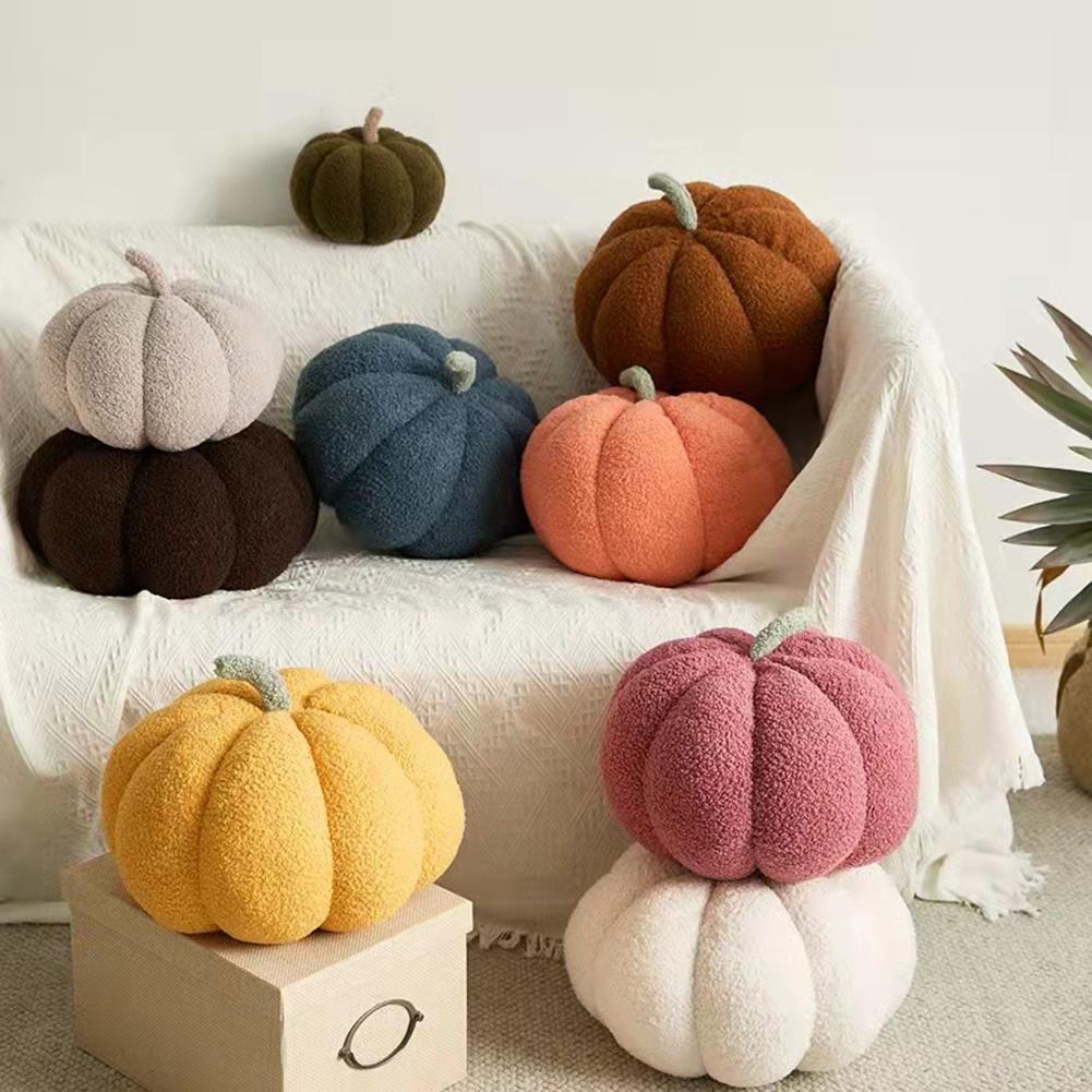 Halloween Pumpkins Pillow Ornaments Lightweight Super Soft Stuffed Toy Gift for Children Friends Family