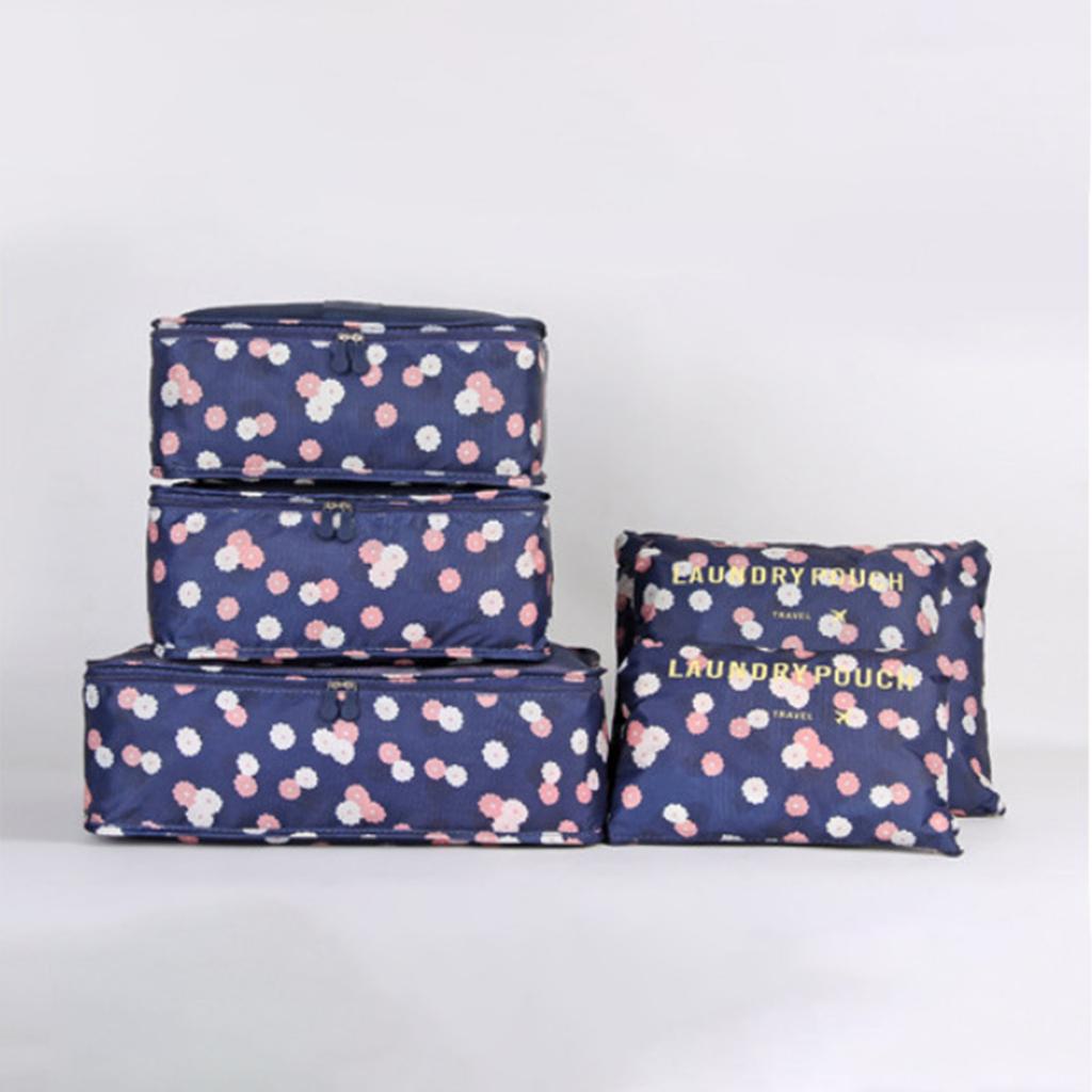 Suitcase Organiser Travel Clothes Bags, Pack Of 6 Storage Bag