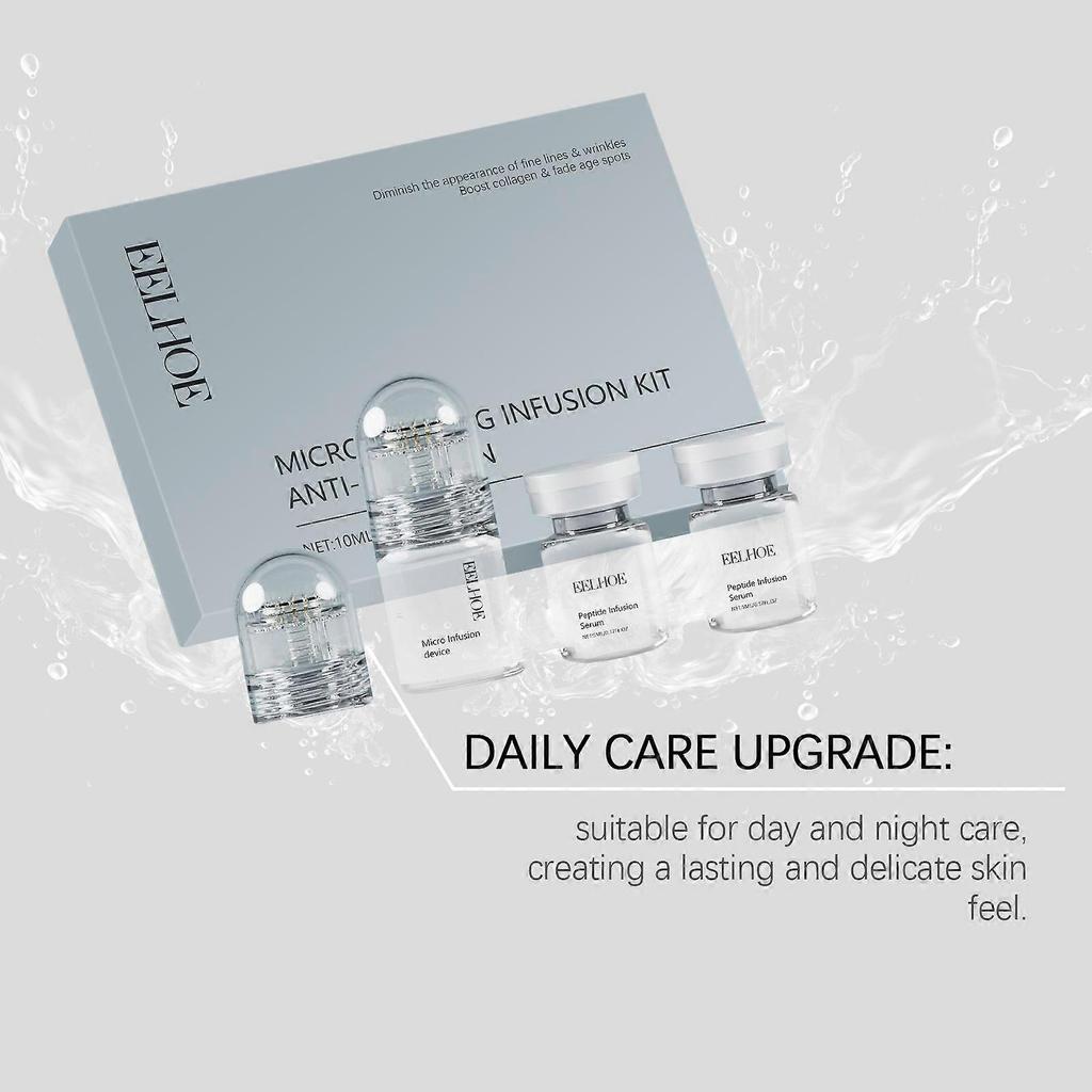 Limited time!!Eelhoe Hyaluronic Acid Facial Set Gently Hydrates And Nourishes The Skin, Roller Cleanses Acne And Blackheads