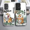 Cartoon Fat Tiger Funny Shockproof Phone Case for Samsung A17 A16 A15 A14 A37 A57 A36 A56 A26 A35 A55 A25 A34 A54 A24 A13 A23 A3