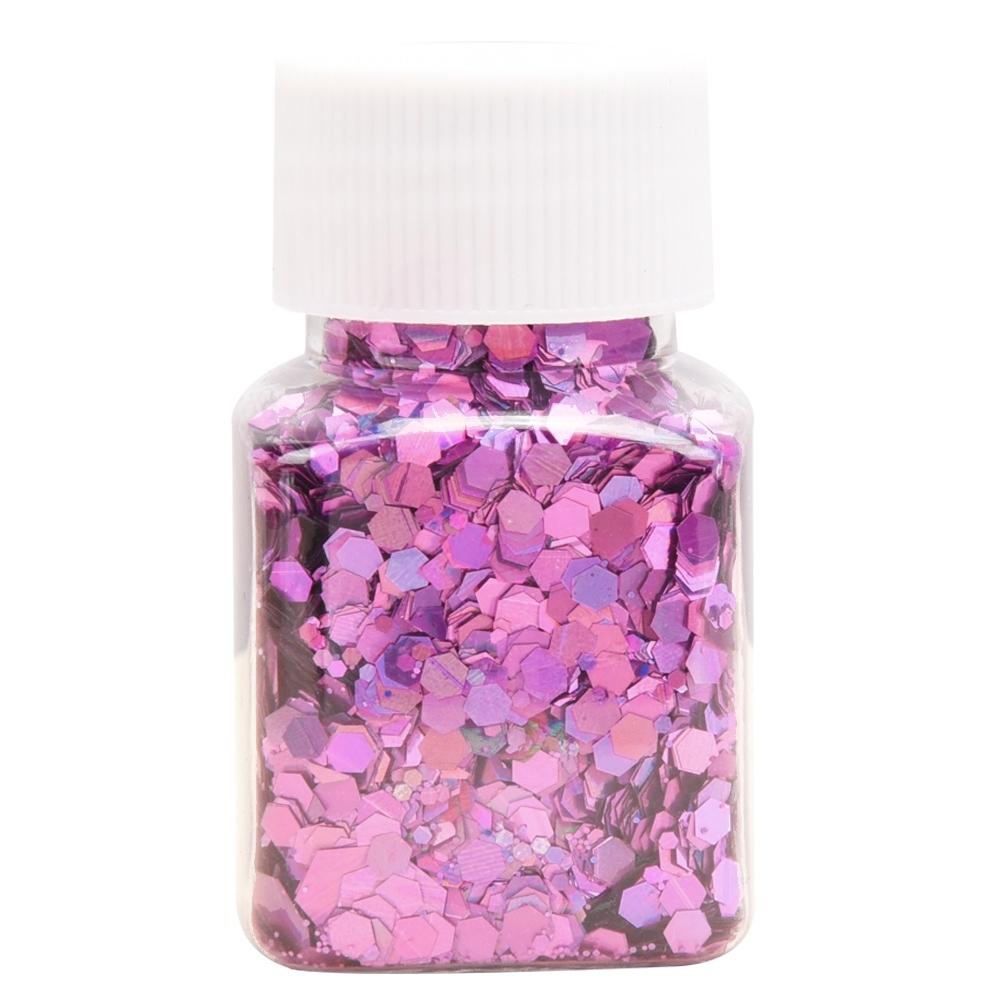 15 Colors Holographic Chunky Glitter 30G/Jar Laser Flakes Nail Glitter For Jewelry Making DIY Sewing Resin Art Craft Sequins