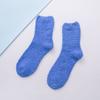 Heart Flanged Flat Women's Socks Rolled Edge Crew Cute Lovely Women's Sleeping Socks Fluffy Bed Sock for Women