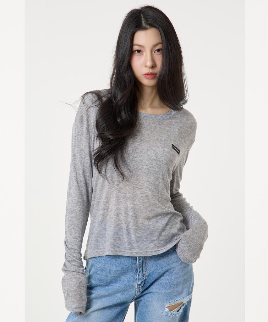 UNKNOWN PLANET Soft Daily Long Sleeve T-Shirt 5 Colors