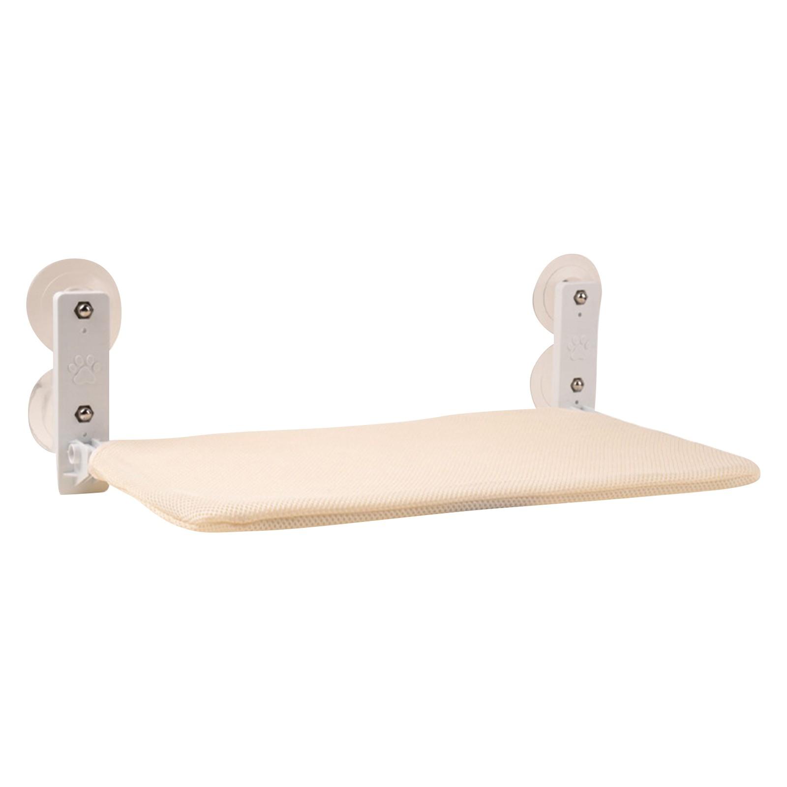 Cordless Pet Bed, Window With 4 Strong Suction Cups, Sturdy Metal Frame And Soft Cover, Indoor Bed One Size