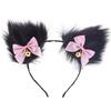 Cat Ears Bell Headband - Cosplay Catwoman Hair Accessory for Christmas & Halloween