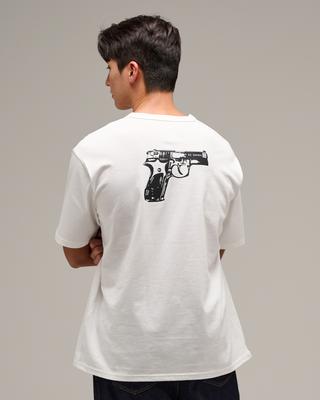 Leibeoko No Safety Loose Fit Short Sleeve T-Shirt White