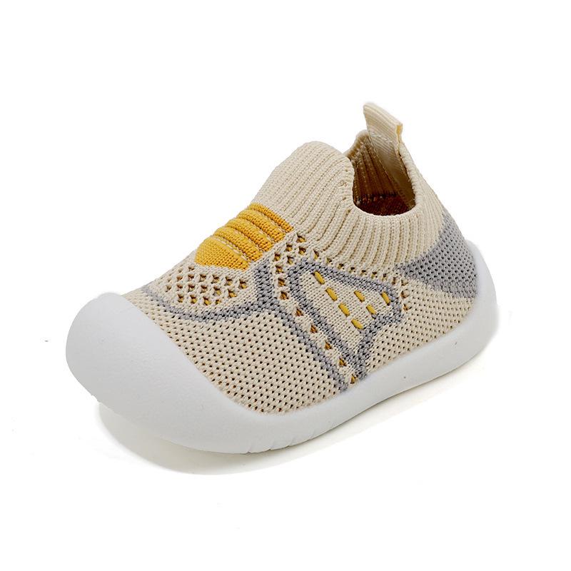 Infant Non-Slip Soft Sole Walking Shoes for 0-3 Years – Slip-On Spring/Autumn Shoes & Socks for Boys and Girls