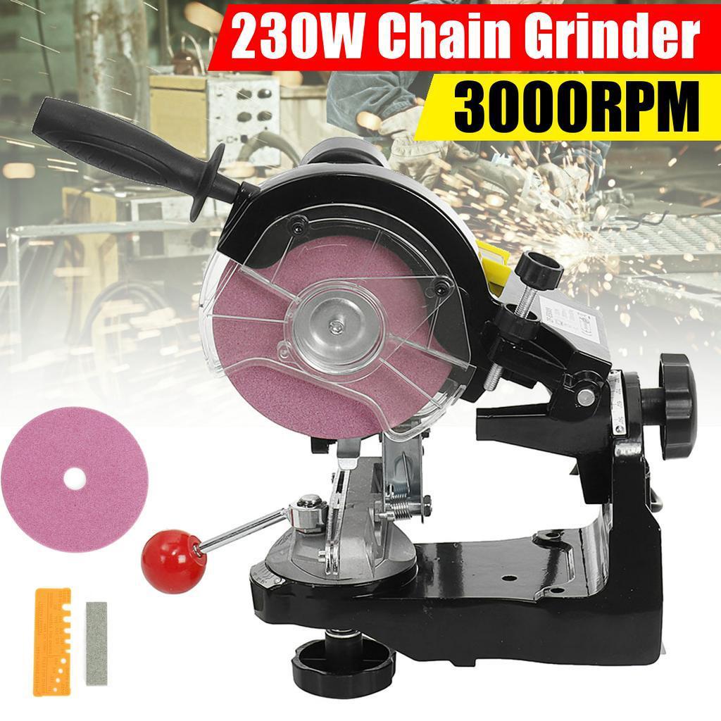 230W Professional Power Chain Saw Sharpener Grinder Machine Garden Tool Portable Electric Chainsaw Sharpener 25.5x25.5x38cm