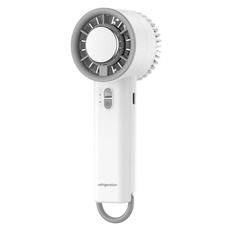 Ice Pack Handheld Semiconductor Mini Fan – Strong Wind Desktop Cooling